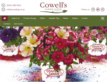 Tablet Screenshot of cowellsgc.co.uk